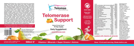 Fitness Support - Vitamins + Minerals + Supergreens + Aminos - 500ml